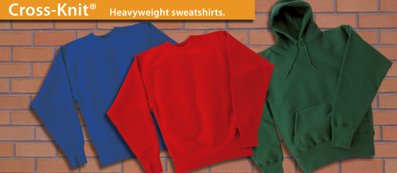 Cross-Knit® Heavyweight Sweatshirts